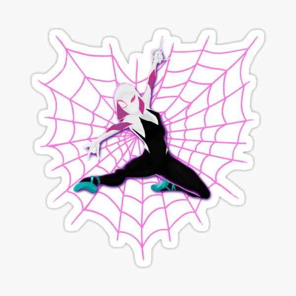 Spider Gwen Loves You Sticker