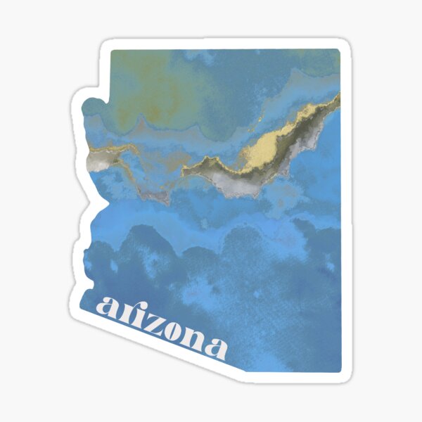 Turquoise Arizona Sticker