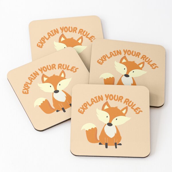 Item preview, Explain Your Rules Self Discovery Fox designed and sold by My-Queens-Store.