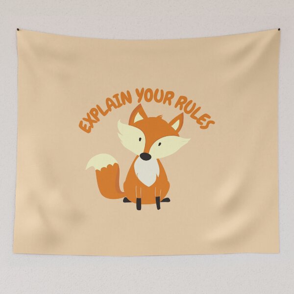 Item preview, Explain Your Rules Self Discovery Fox designed and sold by My-Queens-Store.