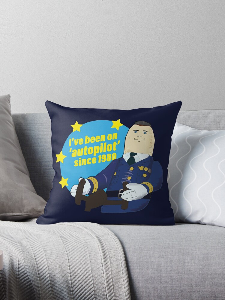 Airplane! Movie Throw Pillow by JackCarter2501