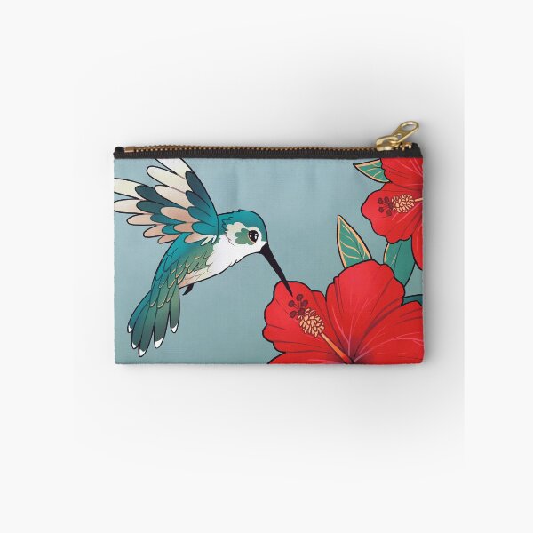 Item preview, "You are worth looking after today" Hibiscus Hummingbird designed and sold by thelatestkate.