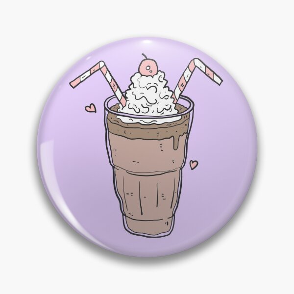 Item preview, Chocolate Milkshake, Cherry on Top with Two Straws  designed and sold by SquishStitches.