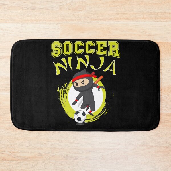Item preview, Funny Soccer Ninja Player Cute Foot-ball Game Grunge Design for Kids designed and sold by WhiteTears.