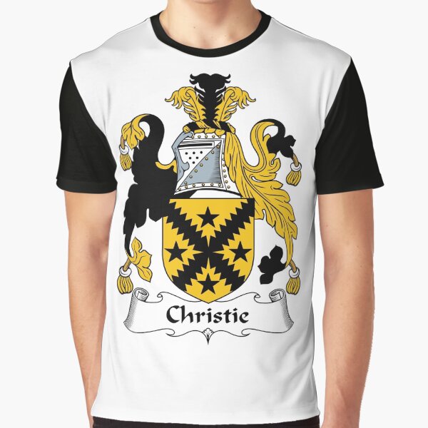 Christie Coat of Arms / Christie Family Crest Graphic T-Shirt