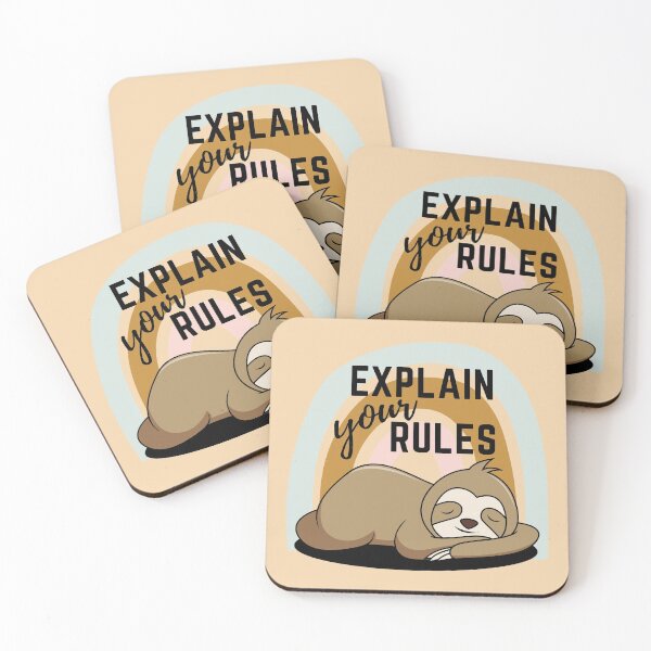 Item preview, Explain Your Rules Self Discovery Sloth designed and sold by My-Queens-Store.
