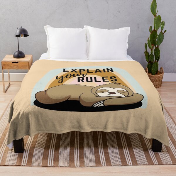 Item preview, Explain Your Rules Self Discovery Sloth designed and sold by My-Queens-Store.