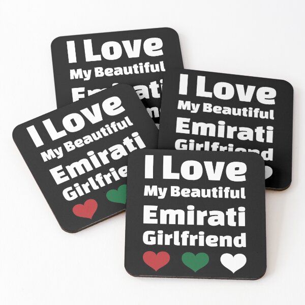 Item preview, I Love My Beautiful Emirati Girlfriend - UAE Girlfriend designed and sold by DiceNLDesigns.