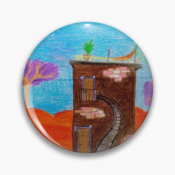 Item preview, colorful house designed and sold by FlorenceLb.