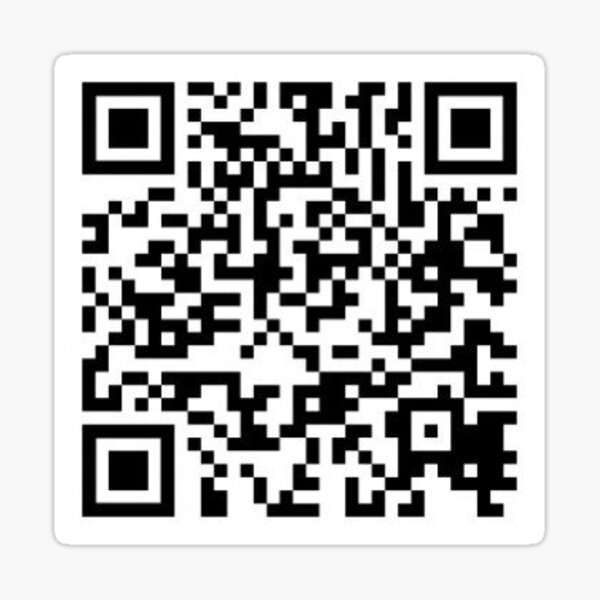 10 hour Cotton Eyed Joe QR code Sticker