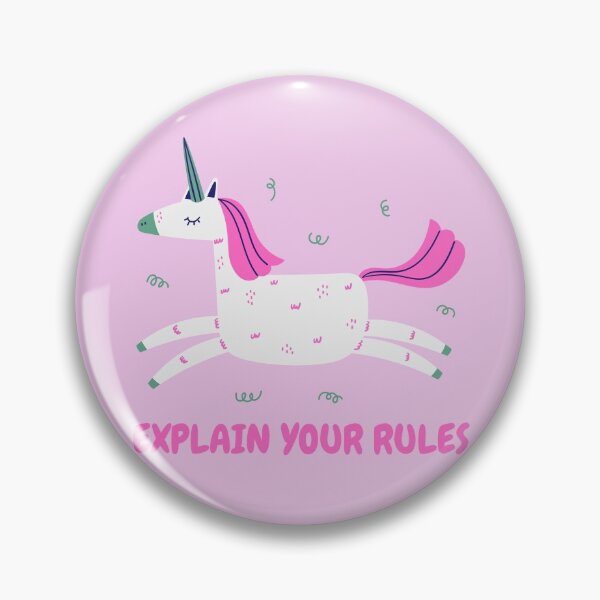 Item preview, Explain Your Rules Self Discovery Unicorn designed and sold by My-Queens-Store.