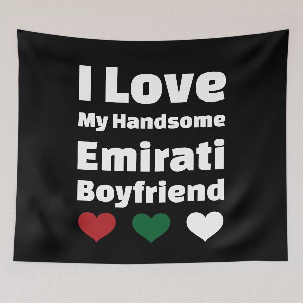 Item preview, I Love My Handsome Emirati Boyfriend - UAE Boyfriend designed and sold by DiceNLDesigns.
