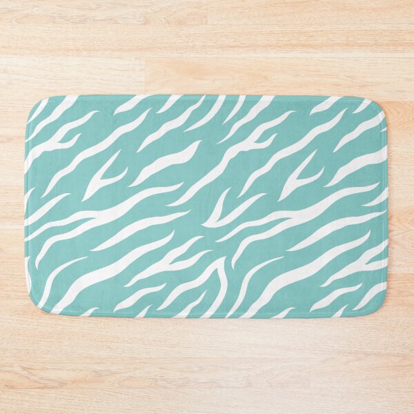 Item preview, Zebra Blue Pattern designed and sold by ClaudiaGrosso.