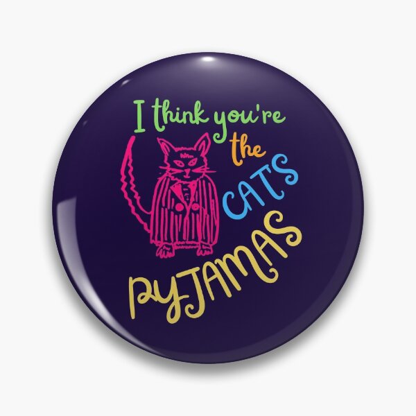 Item preview, I think you're the cat's pyjamas designed and sold by DesignsofNote.