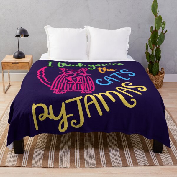Item preview, I think you're the cat's pyjamas designed and sold by DesignsofNote.
