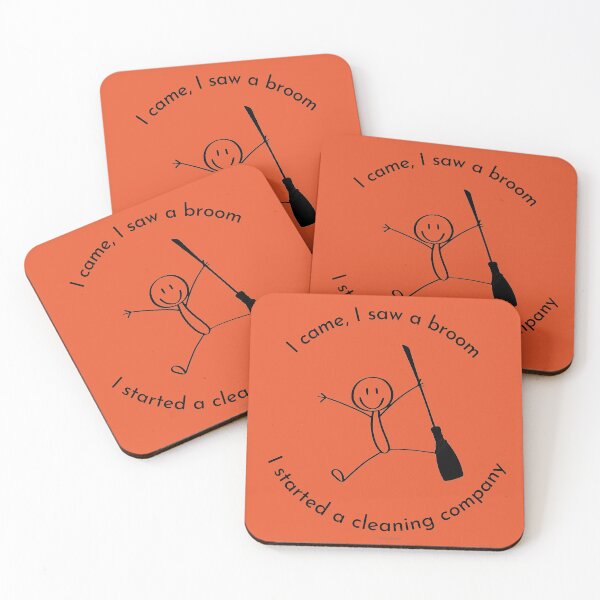 Item preview, I Came I Saw a Broom I Started a Cleaning Company Housekeeping Lady Gifts designed and sold by SavvyCleaner.