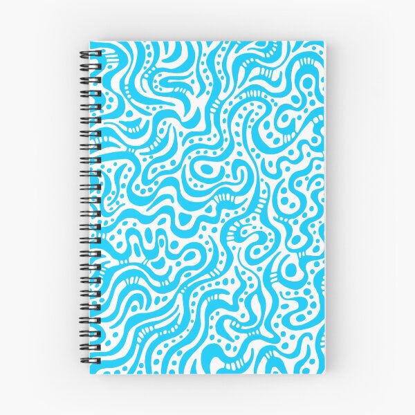 Item preview, Abstract 041211 - Sky Blue with White designed and sold by Artberry.