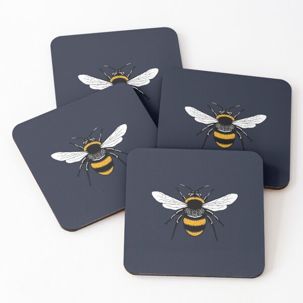 Item preview, Manchester Bee - Worker Bee Symbol designed and sold by dinosareforever.