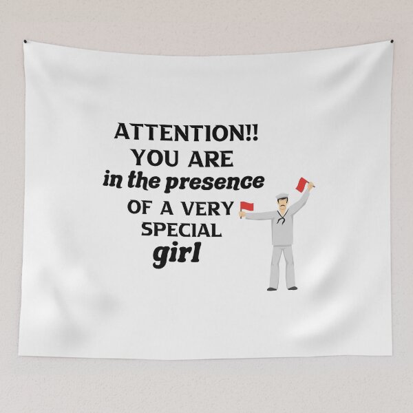 Item preview, Attention You Are In The Presence Of A Very Special girl  designed and sold by DANT-shirts.