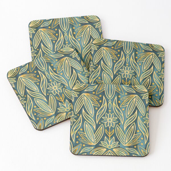 Item preview, Rococo Gold Enamel Art Deco designed and sold by TigaTiga.