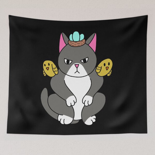 Item preview, Bird Nest on Funny Cat designed and sold by palaco210.