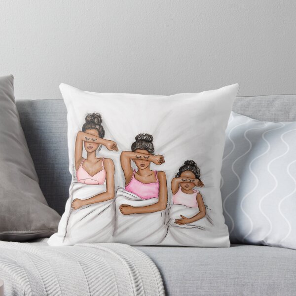 Item preview, Sleeping beauty 2 girls dark hair dark skin designed and sold by LadieKatie.