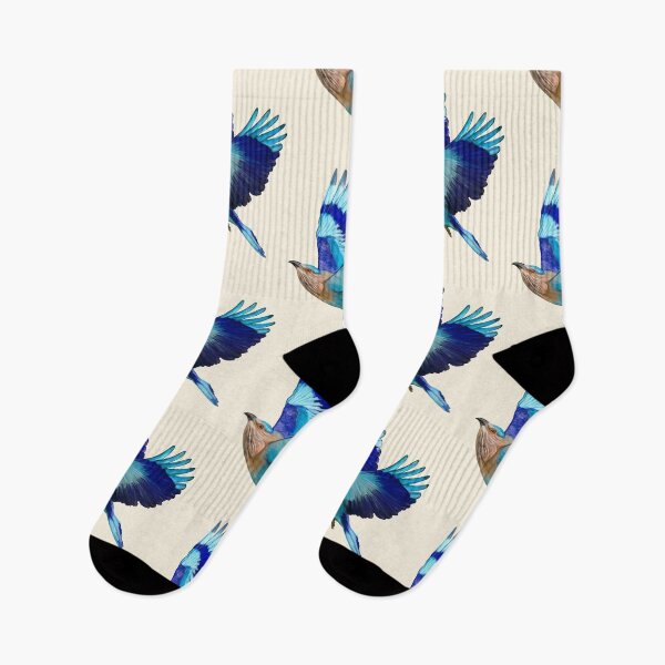 Item preview, Flying Blue Indian Roller Bird designed and sold by Deborah Camp.