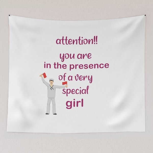 Item preview,  Attention You Are In The Presence Of A Very Special girl  designed and sold by DANT-shirts.