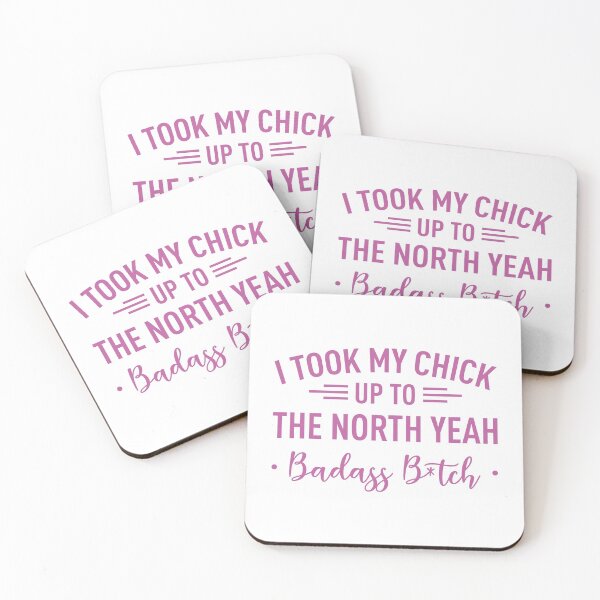 Item preview, I Took My Chick Up To The North Yeah -Badass B*tch- (Purple) designed and sold by FilipeFerreira.