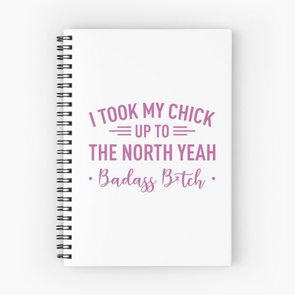 Item preview, I Took My Chick Up To The North Yeah -Badass B*tch- (Purple) designed and sold by FilipeFerreira.