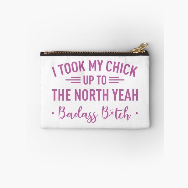 Item preview, I Took My Chick Up To The North Yeah -Badass B*tch- (Purple) designed and sold by FilipeFerreira.