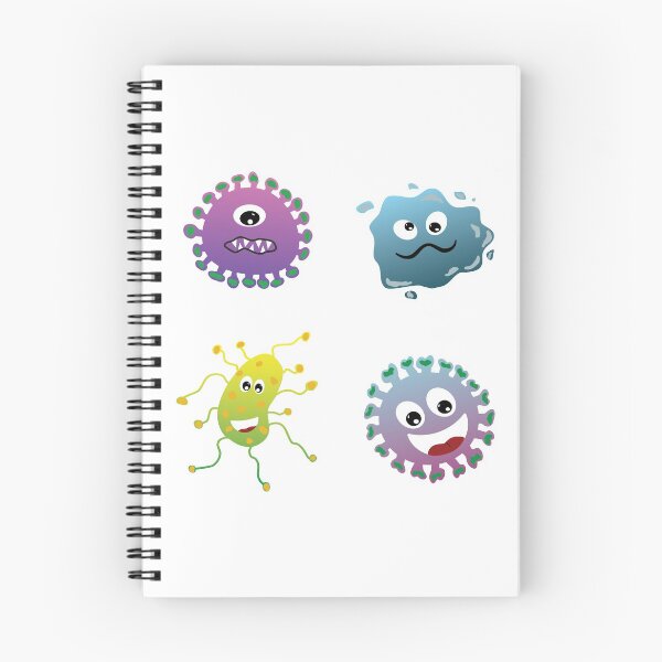 Item preview, Germs Sticker Pack designed and sold by Rhonda Hanrahan.