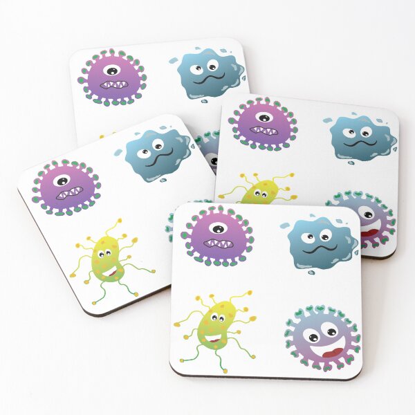 Item preview, Germs Sticker Pack designed and sold by Rhonda Hanrahan.