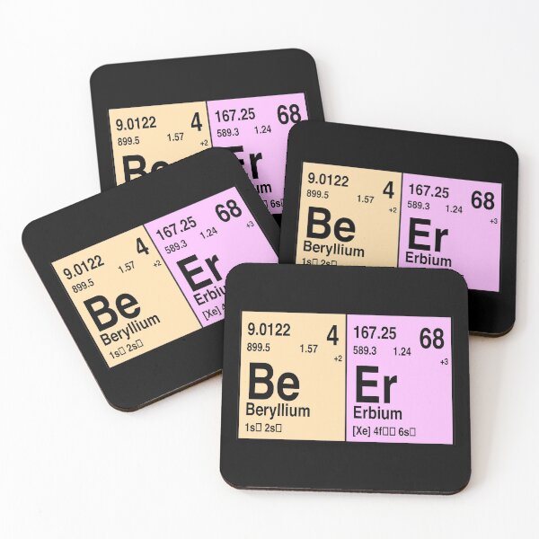 Item preview, Beer Periodic Table designed and sold by T-paw.