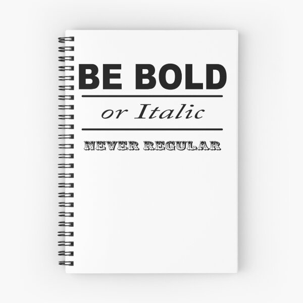 Item preview, BE BOLD designed and sold by Rich Anderson.