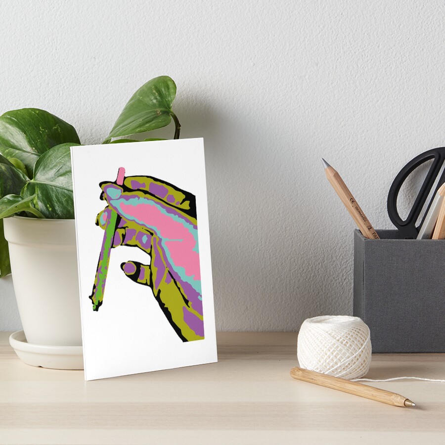 Item preview, Art Board Print designed and sold by WeedHighLife.