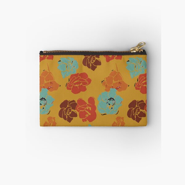 Item preview, flower pattern created with a retro color palette designed and sold by cemreyigitsahin.