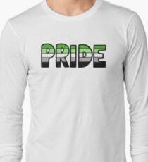 Aromantic Pride Flag Long Sleeve T-Shirt