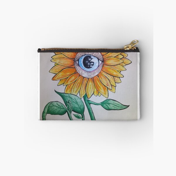 Item preview, Trippy Psychedelic Sunflower Eye designed and sold by Korokokiri.