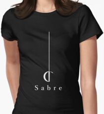 Fencing Sabre Women's Fitted T-Shirt