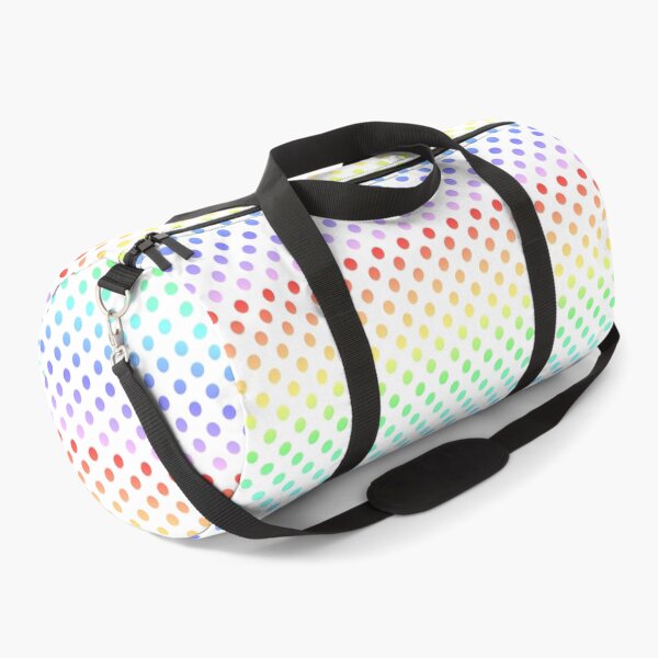 Item preview, Polka Dots - Rainbow Gradient on White designed and sold by TheFrostedDonut.