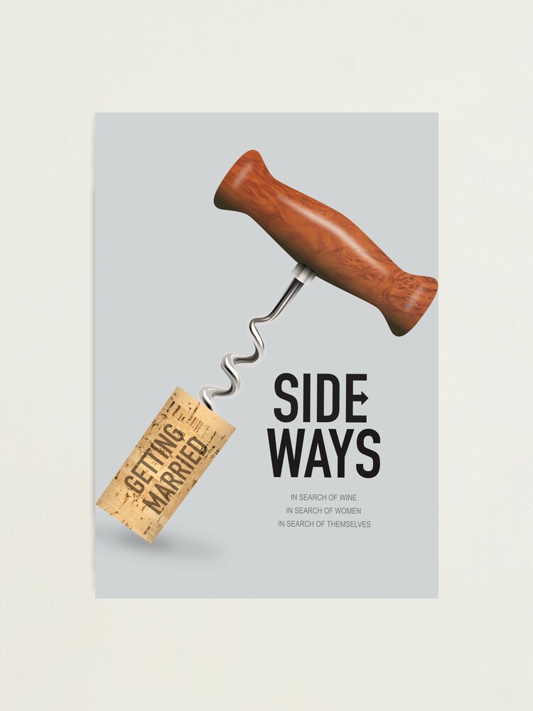 Alternate view of Sideways - Alternative Movie Poster Photographic Print