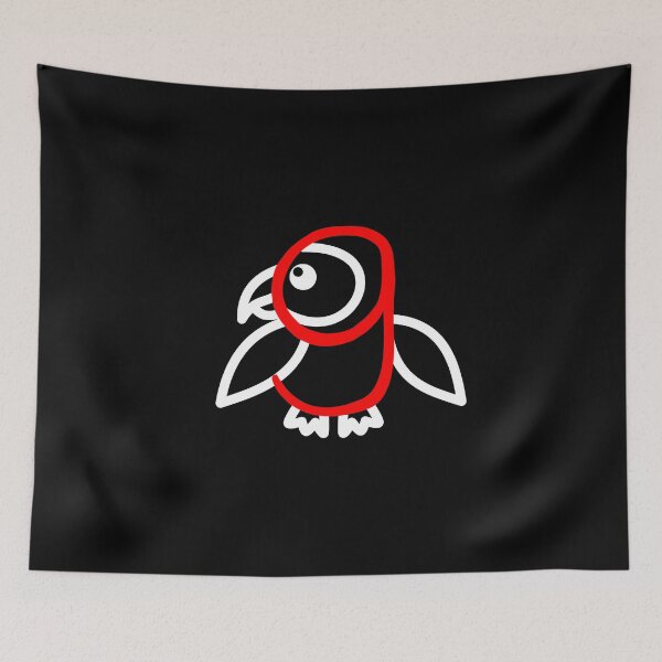 Item preview, Draw With Numbers 9 Parrot designed and sold by Paulina Vanlife.
