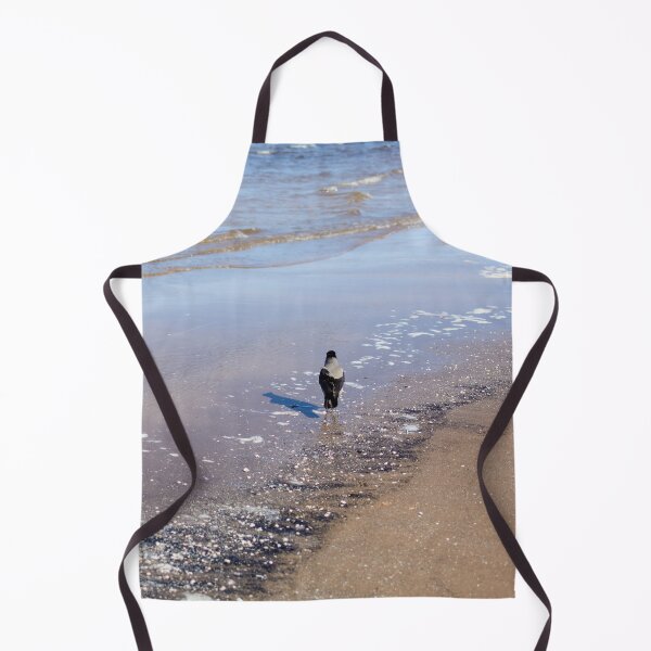 Item preview, Grey crow walking in sea water near seacoast designed and sold by lena-maximova.