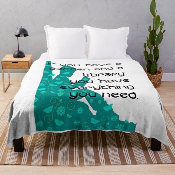 Item preview, If you have a garden and a library, you have everything you need. designed and sold by iconatastic.