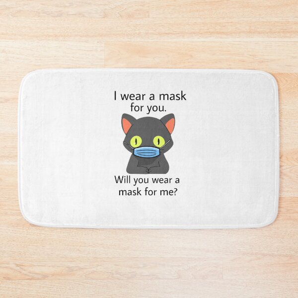 Item preview, Masked cat - I wear a mask for you designed and sold by GLwithUs.