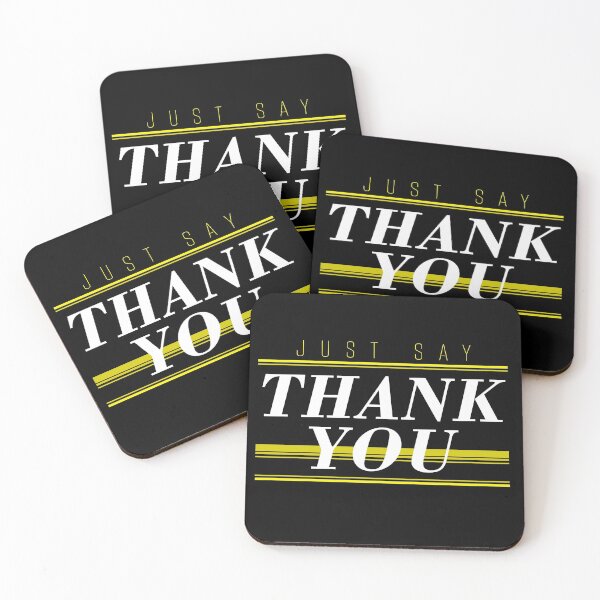 Item preview, just say thank you cool design designed and sold by Zei96.