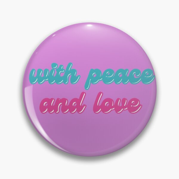 Item preview, With peace and Love - Sticker designed and sold by artsy-gabs.