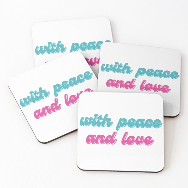 Item preview, With peace and Love - Sticker designed and sold by artsy-gabs.
