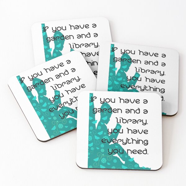 Item preview, If you have a garden and a library, you have everything you need.  designed and sold by iconatastic.